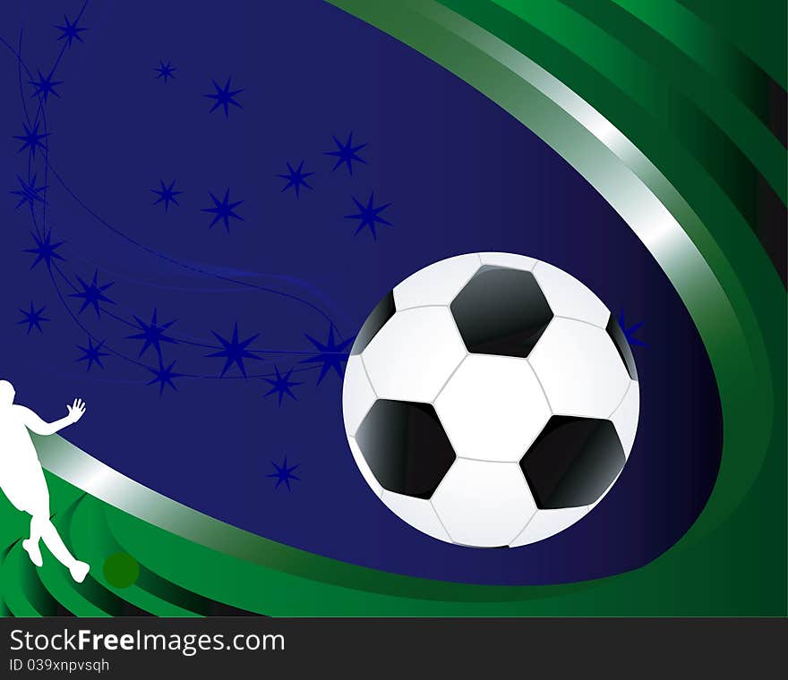 Soccer Abstract Background.