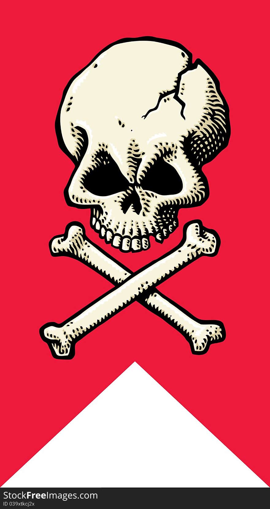 A Skull & Crossbones flag is great for invitations.