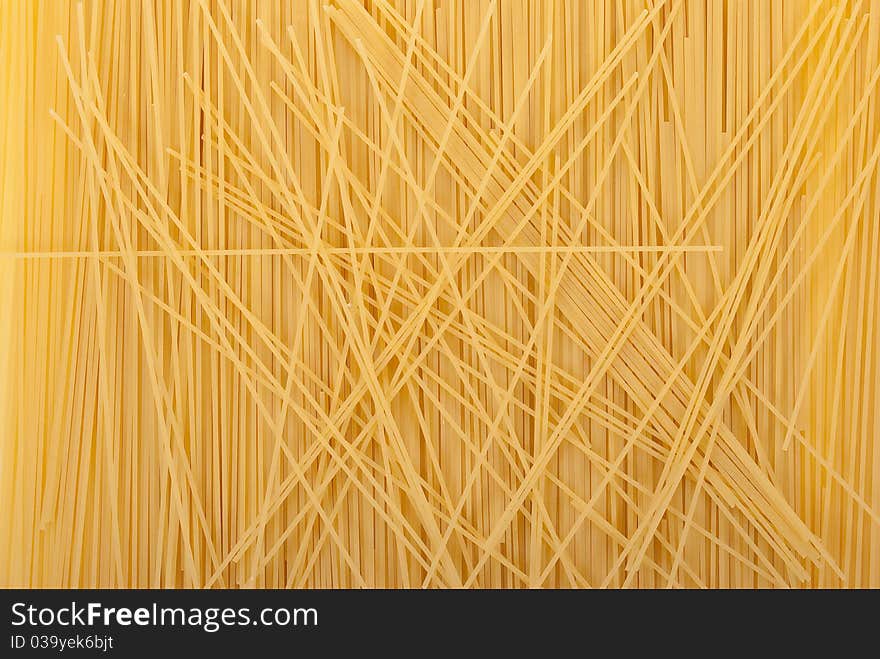 Spaghetti italian pasta background.Texture for design