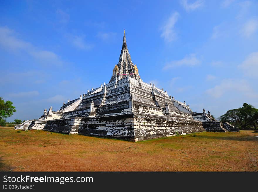 Ancient temple of Ayutthaya, Wat Phukhaothong, Thailand. Ancient temple of Ayutthaya, Wat Phukhaothong, Thailand.