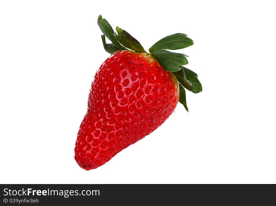 Strawberries in isolated on a white background