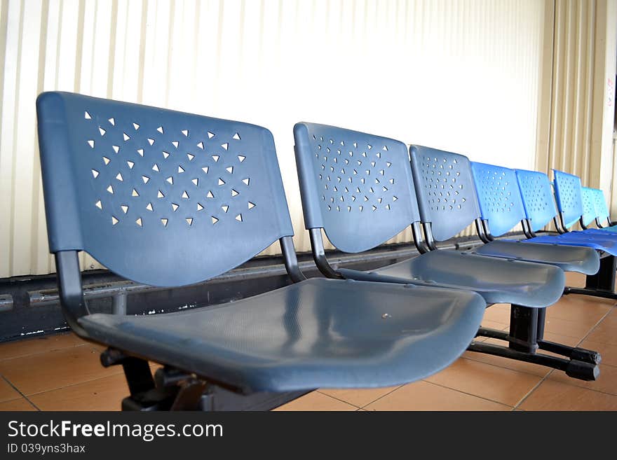 Airport seating in Sepang LCCT Airport.