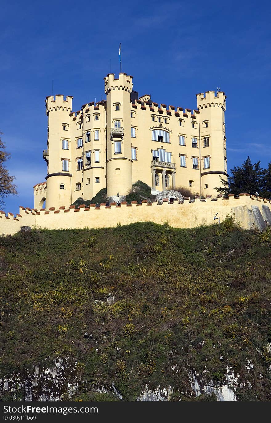 Hohenschwangau castle in Bavaria, Germany. Hohenschwangau castle in Bavaria, Germany.