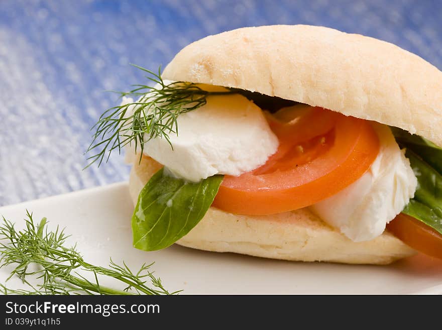 Tomatoe Mozzarella Sandwich