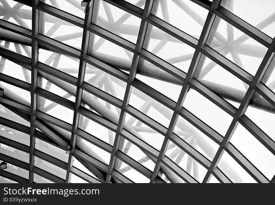 Ceiling of Suwanapum airport, Thailand