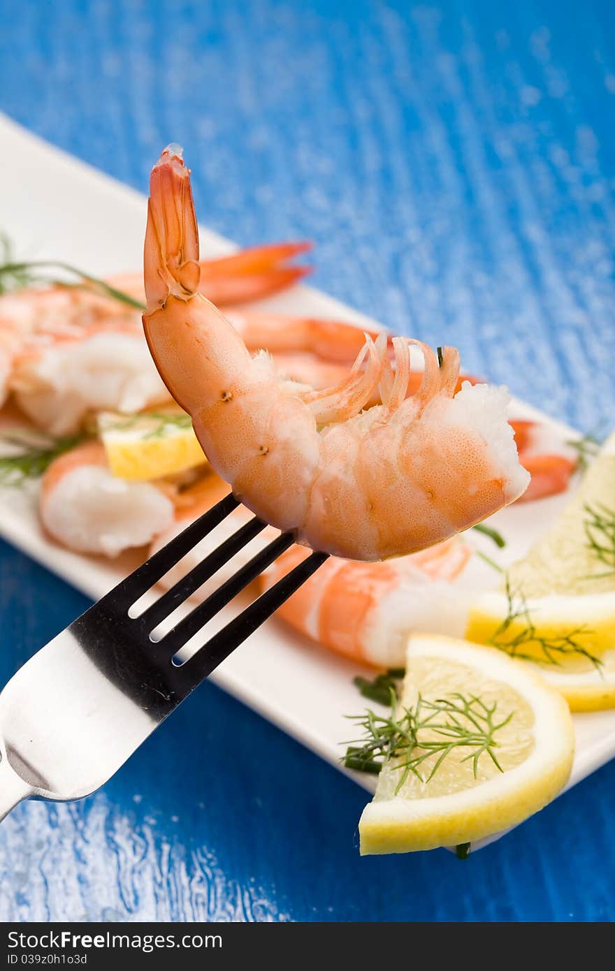 Prawns appetizer