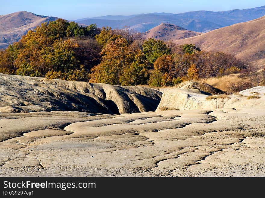 Mud Volcanoes At Berca, Romania