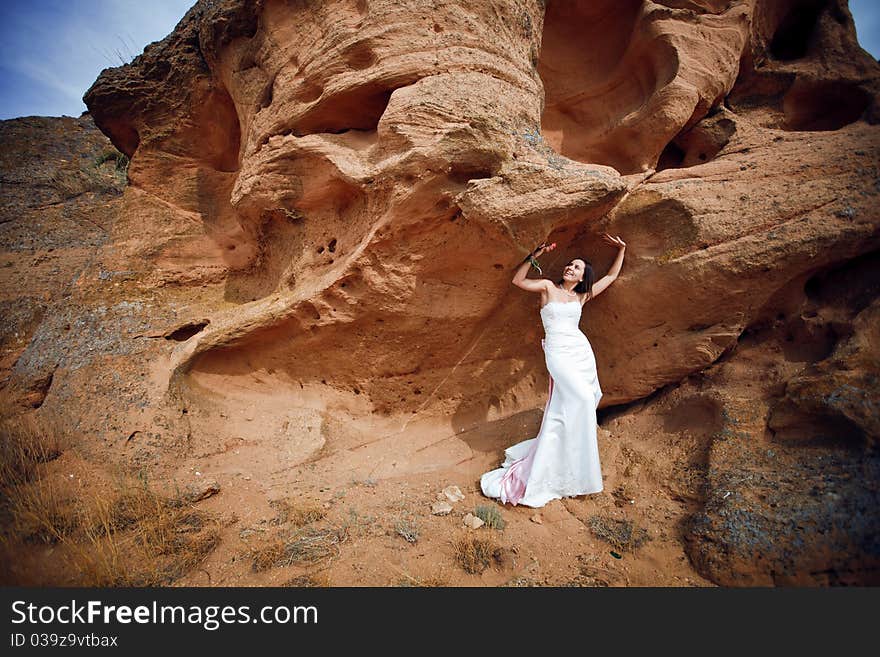 A bride on the mountain. A bride on the mountain