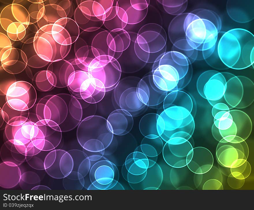 Magic color bokeh