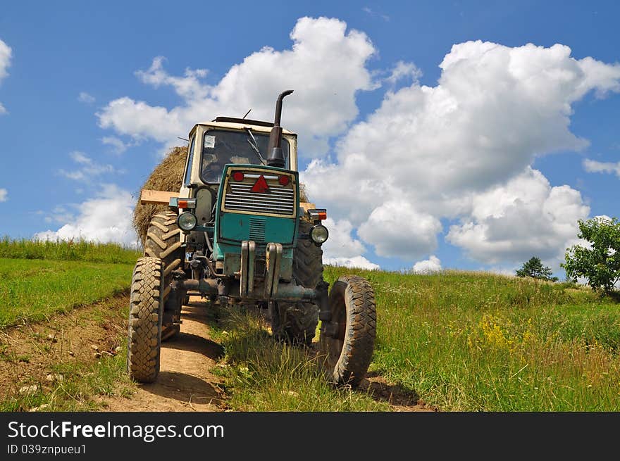 Hay transportation