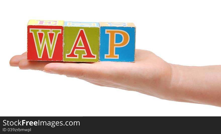 Abbreviations WAP, from color blocks