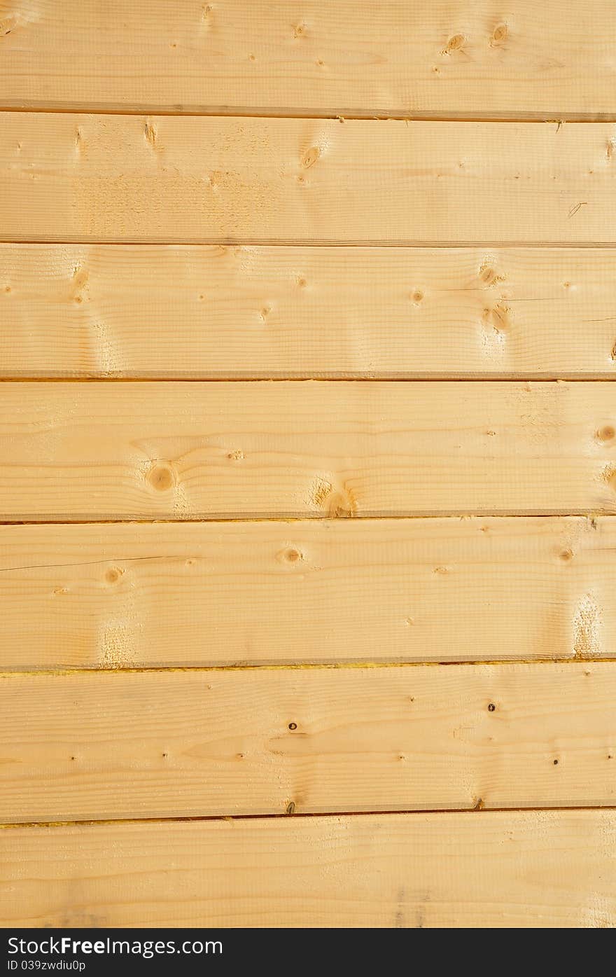 Fragment Of A Wall Of The Wooden House.