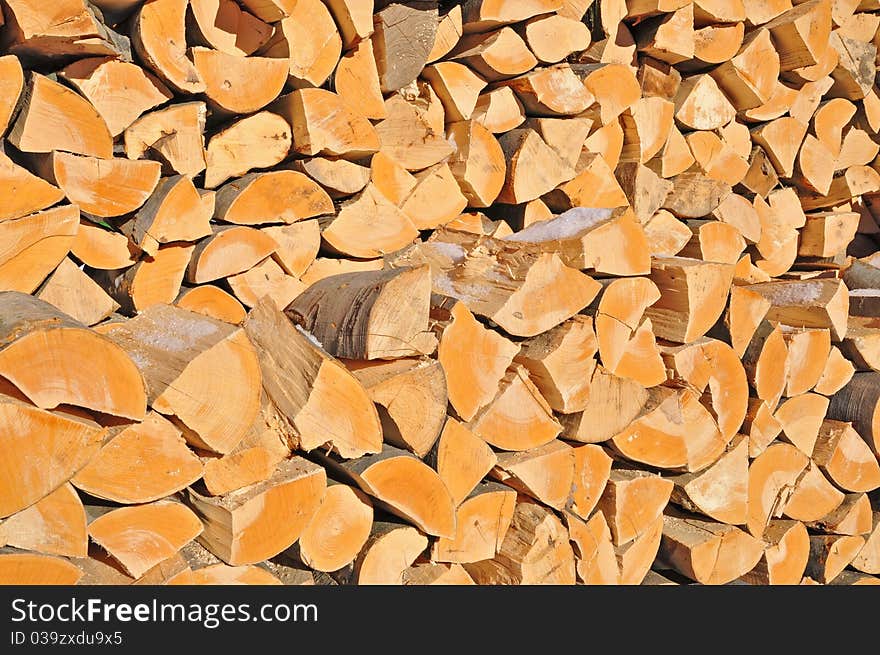 A background photo of firewood. A background photo of firewood