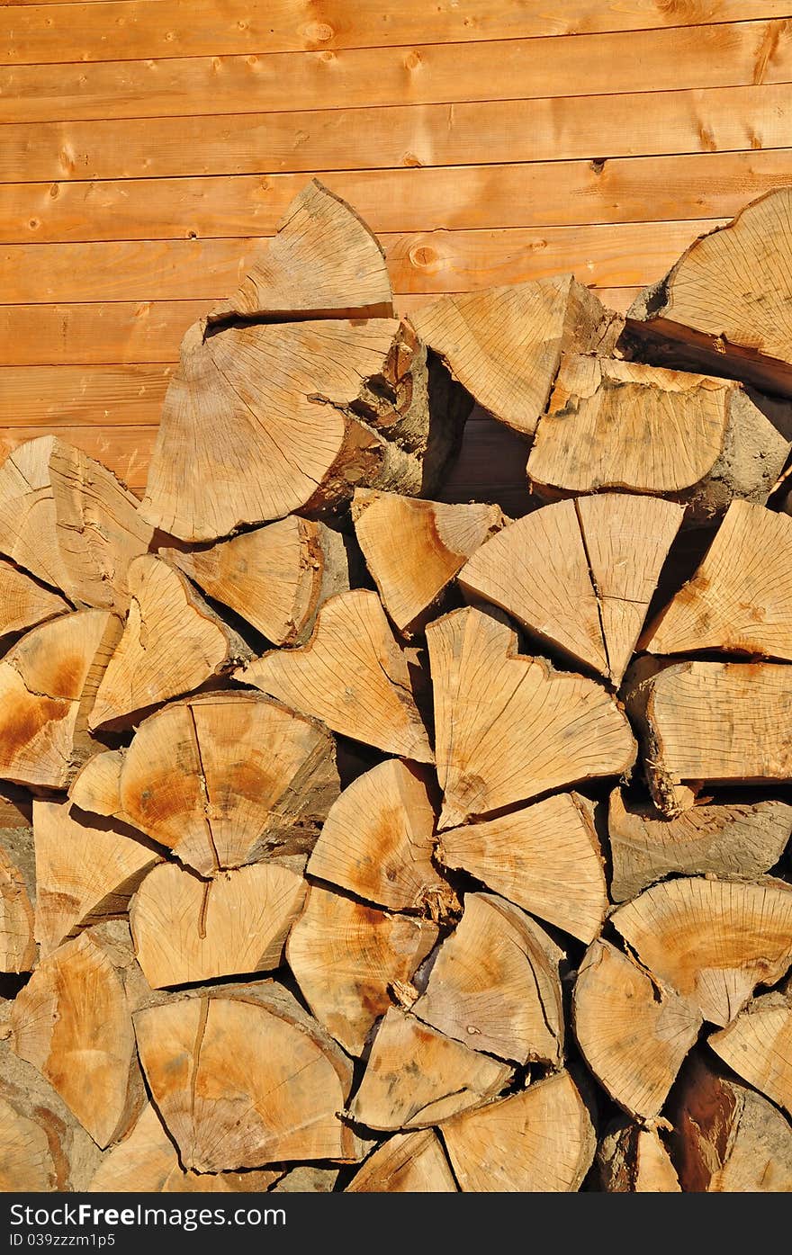 A background photo of firewood. A background photo of firewood