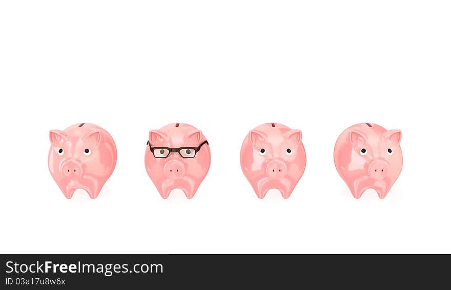 Piggy banks.