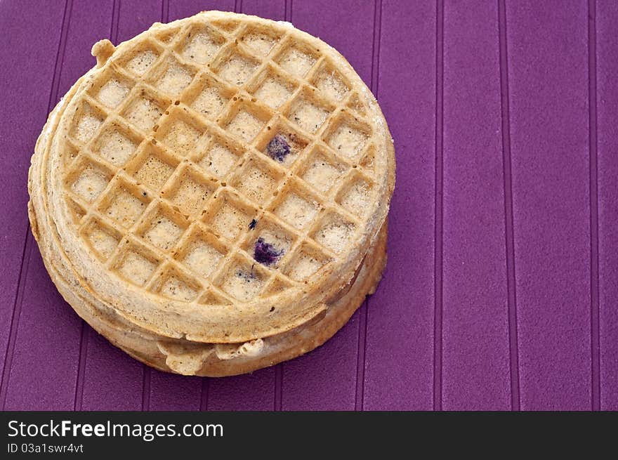 Frozen Blueberry Waffles