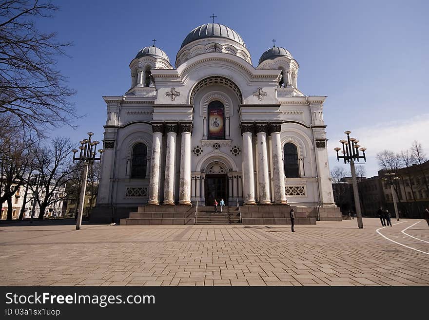 St. Michael the Archangel Church in Kaunas, Lithuania. St. Michael the Archangel Church in Kaunas, Lithuania