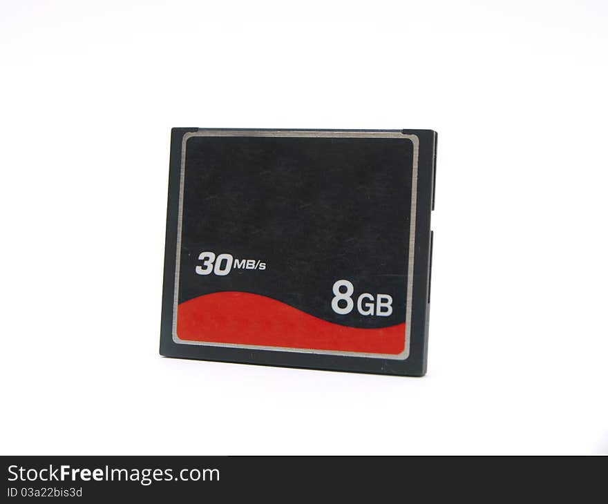 Memory card isolated