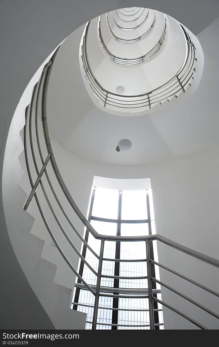 Winding staircase