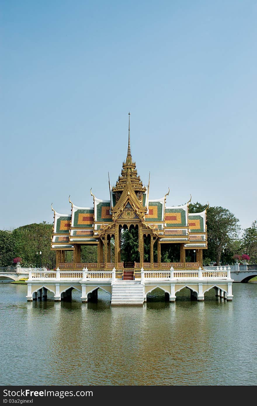 A bangpain palace ayutthaya Thailand. A bangpain palace ayutthaya Thailand