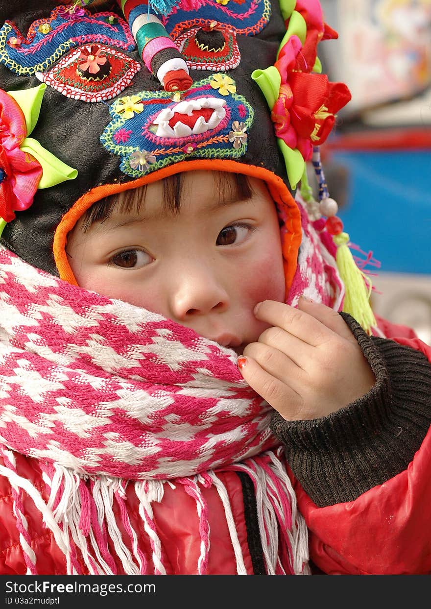 Beautiful rural children in China shaanxi treasure. Beautiful rural children in China shaanxi treasure