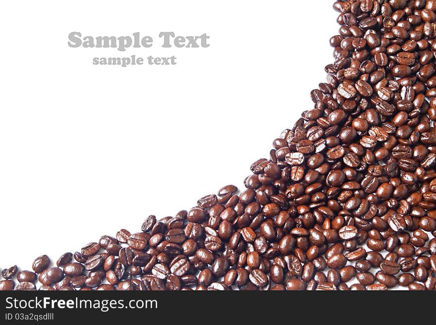 Coffee beans for background