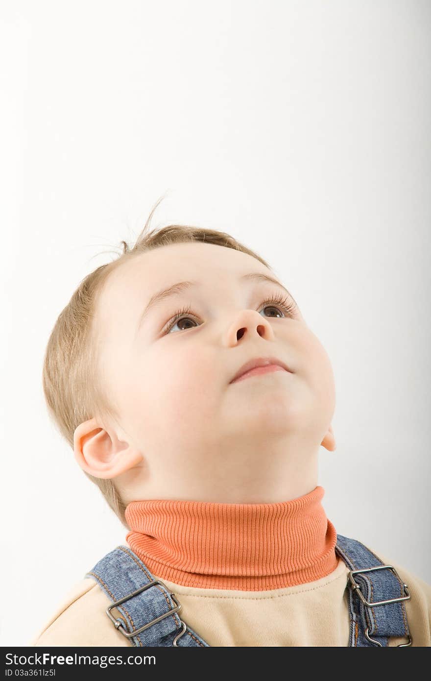 Portrait of smiling boy in casual