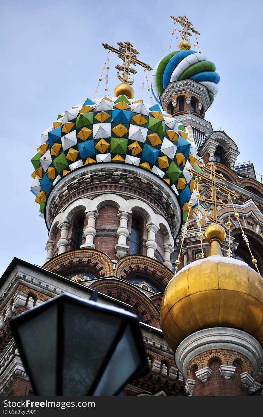 Savior on the Blood Cathedral in St. Petersburg, Russia. Savior on the Blood Cathedral in St. Petersburg, Russia