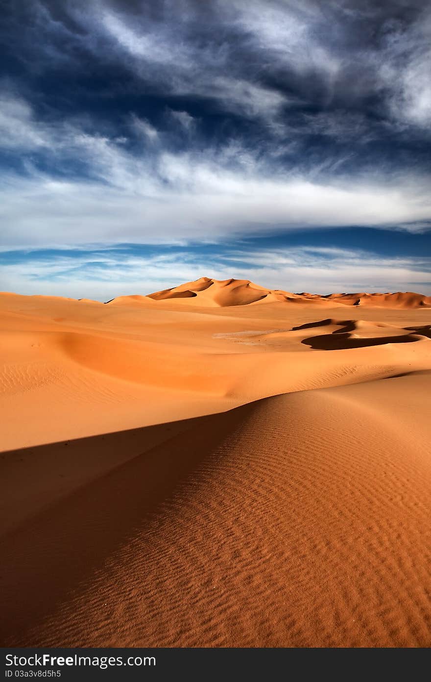 An image from the stunning Libyan desert