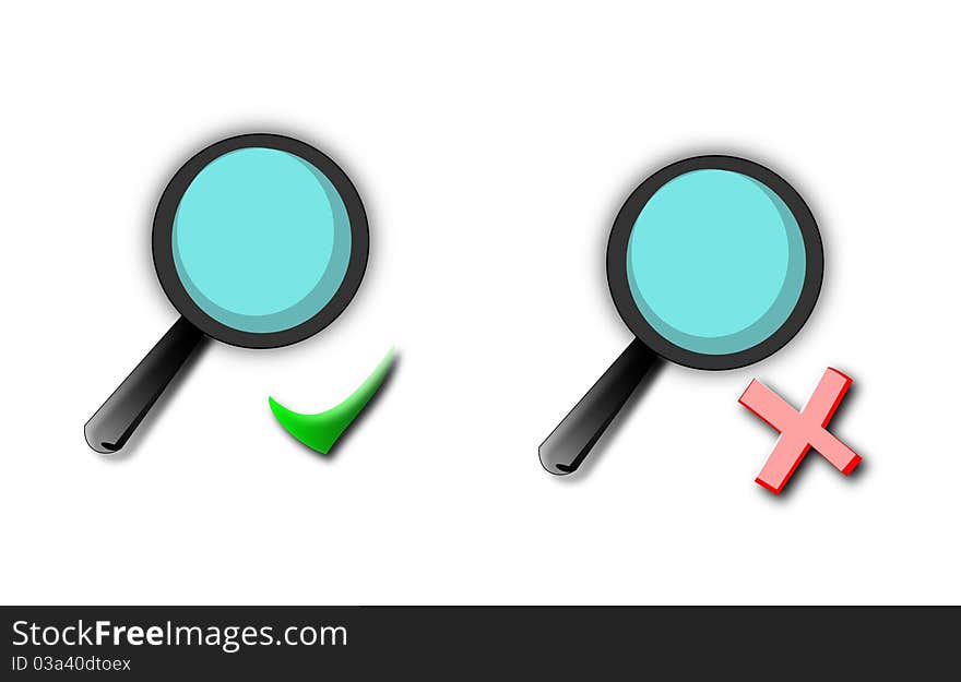 Magnifier is useful for searching. Magnifier is useful for searching