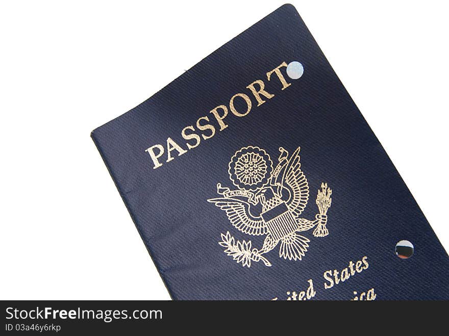 The usa passports on a board