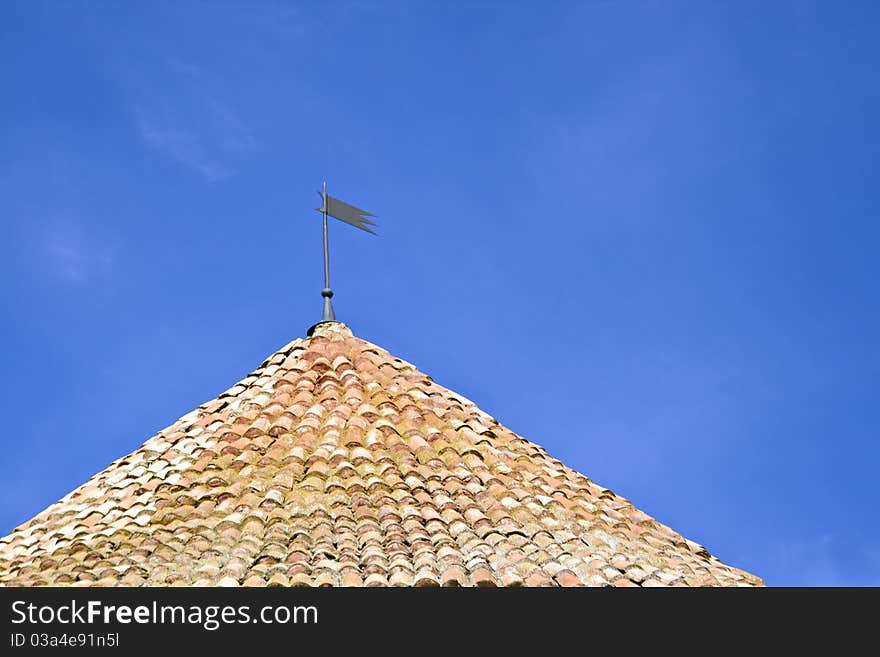 Roof Of An Old Tower