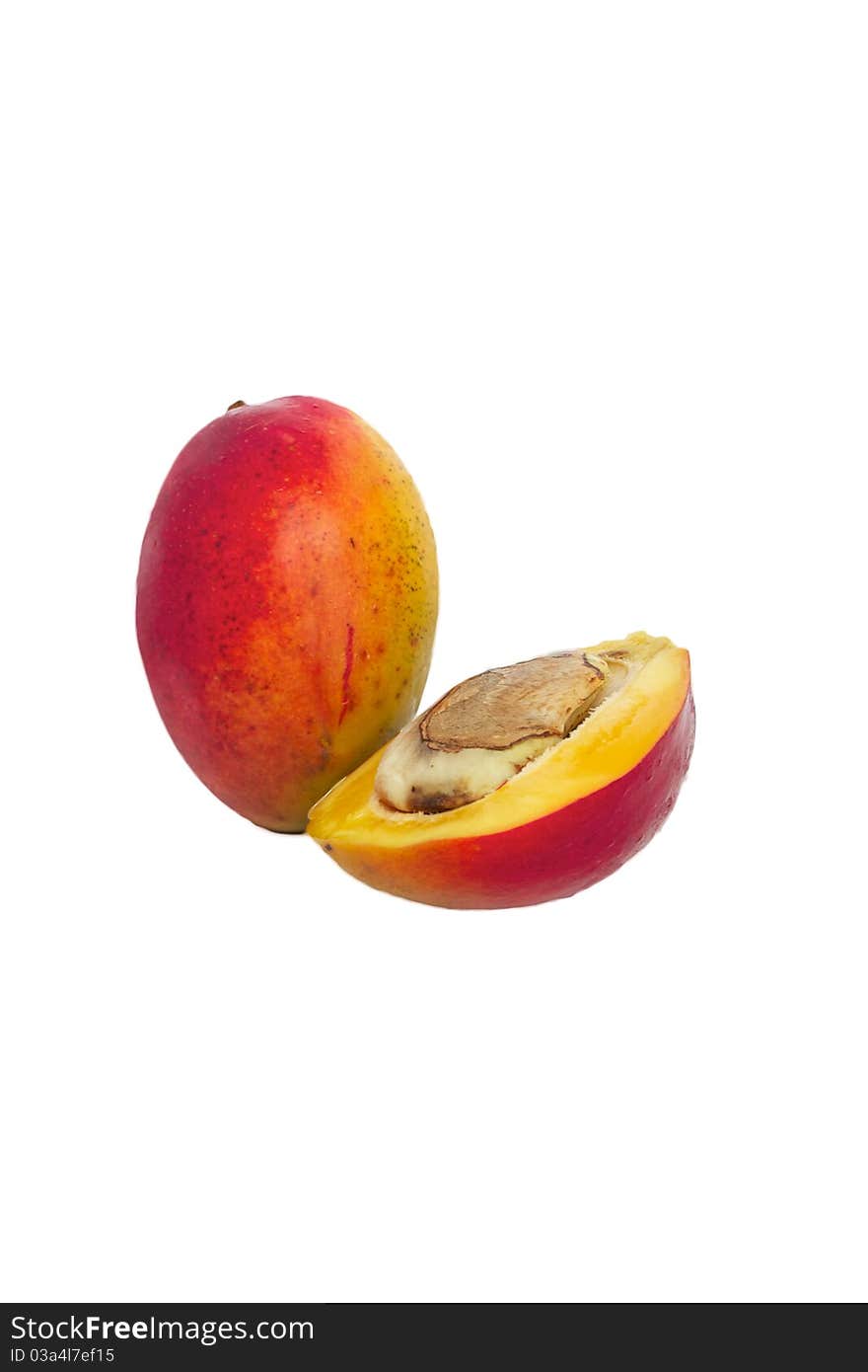 Mango On White Background