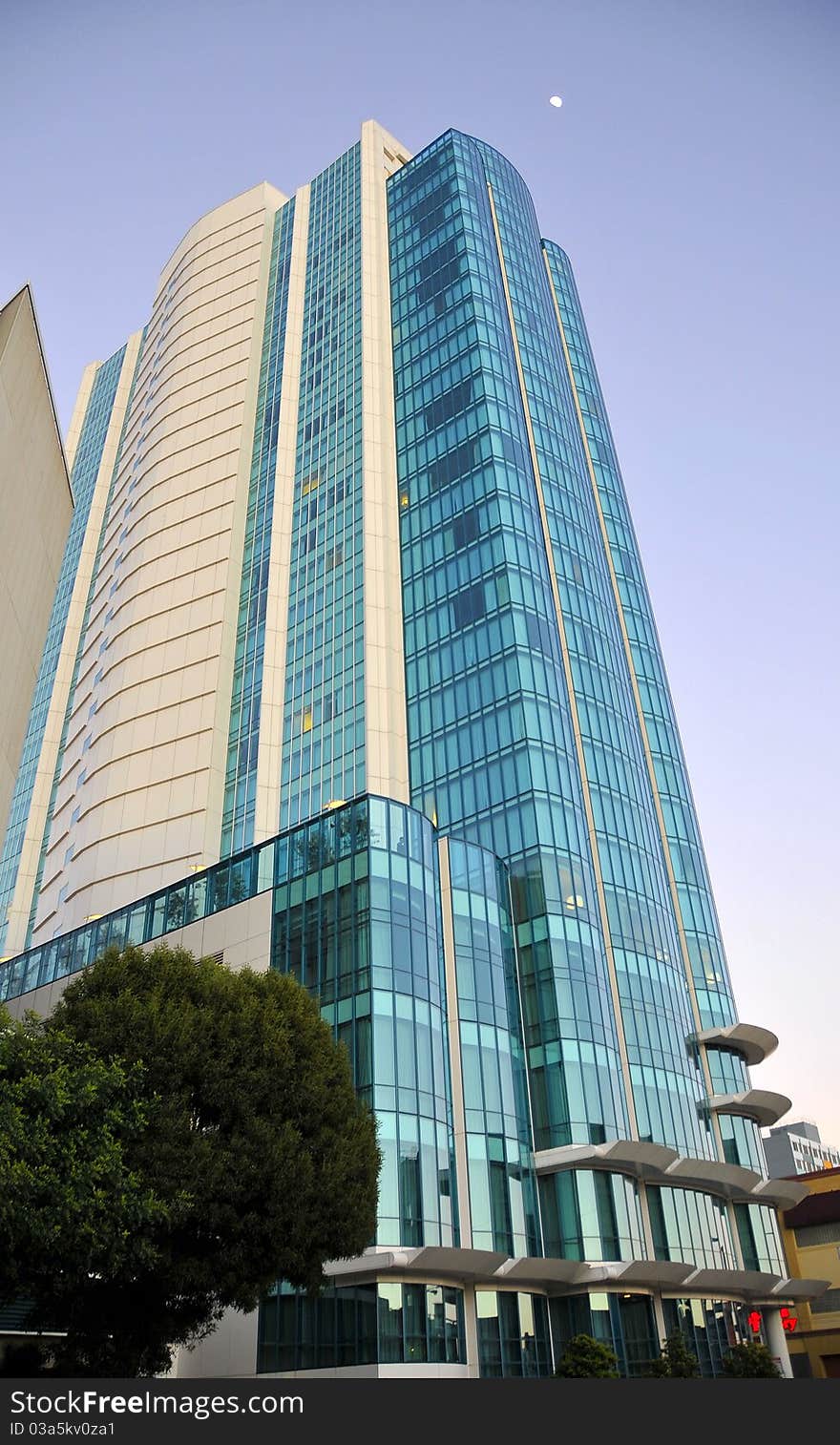 Modern Office Highrise in Downtown San Francisco, California