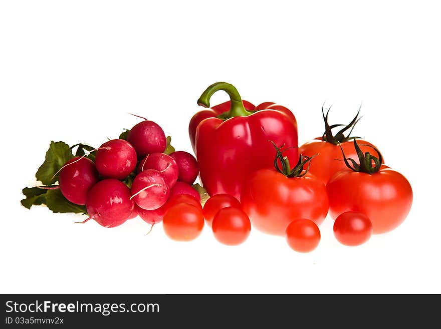 Different ripe vegetables