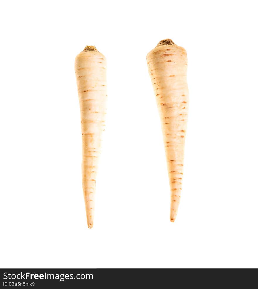 Parsley isolated on white background