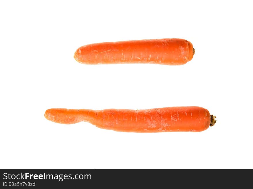 Carrot isolated on white background