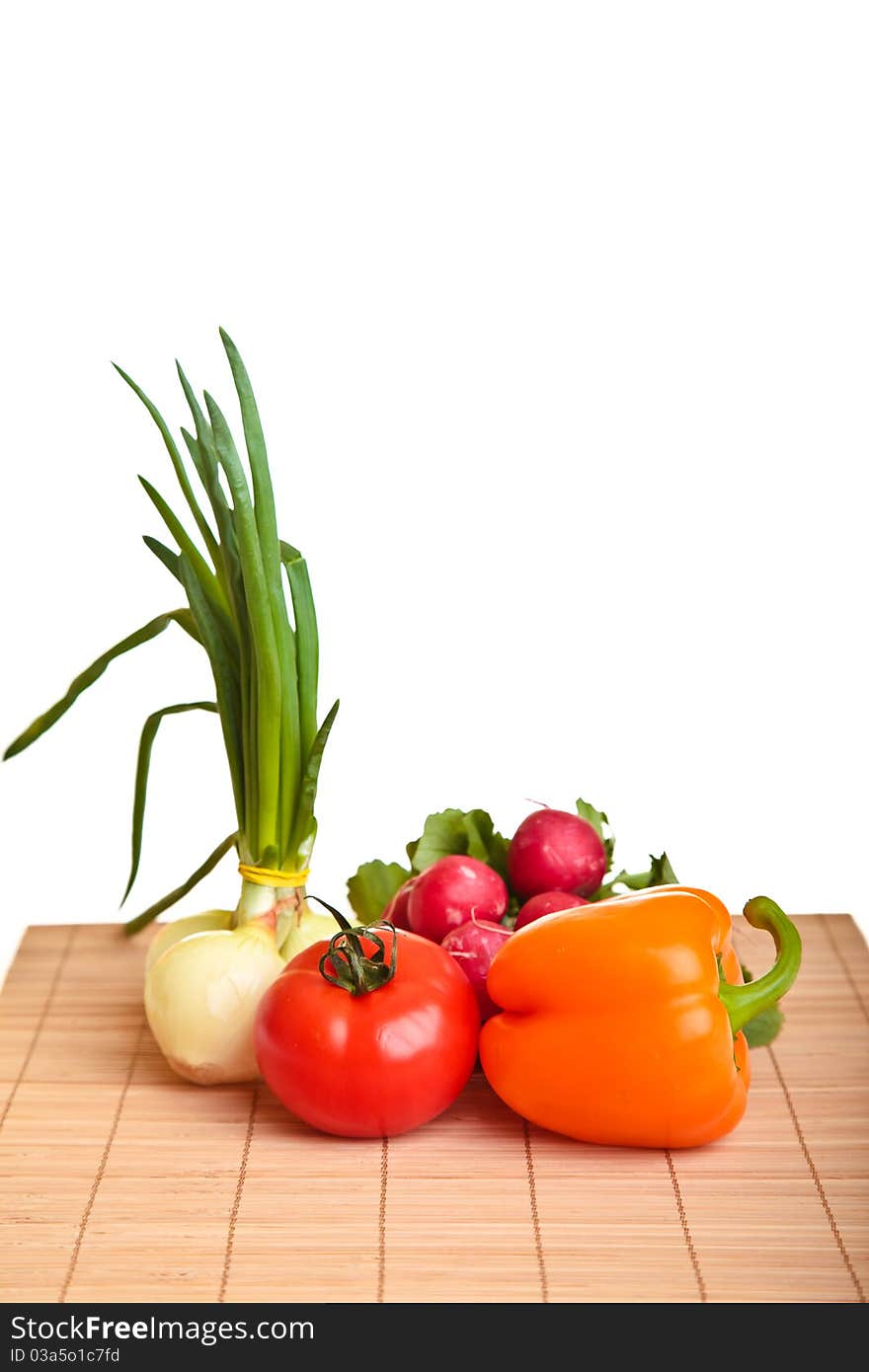 Different ripe vegetables