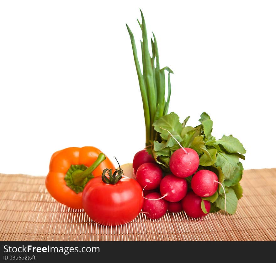 Different ripe vegetables