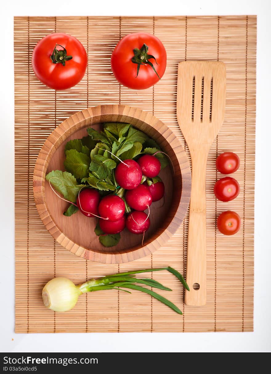 Different ripe vegetables