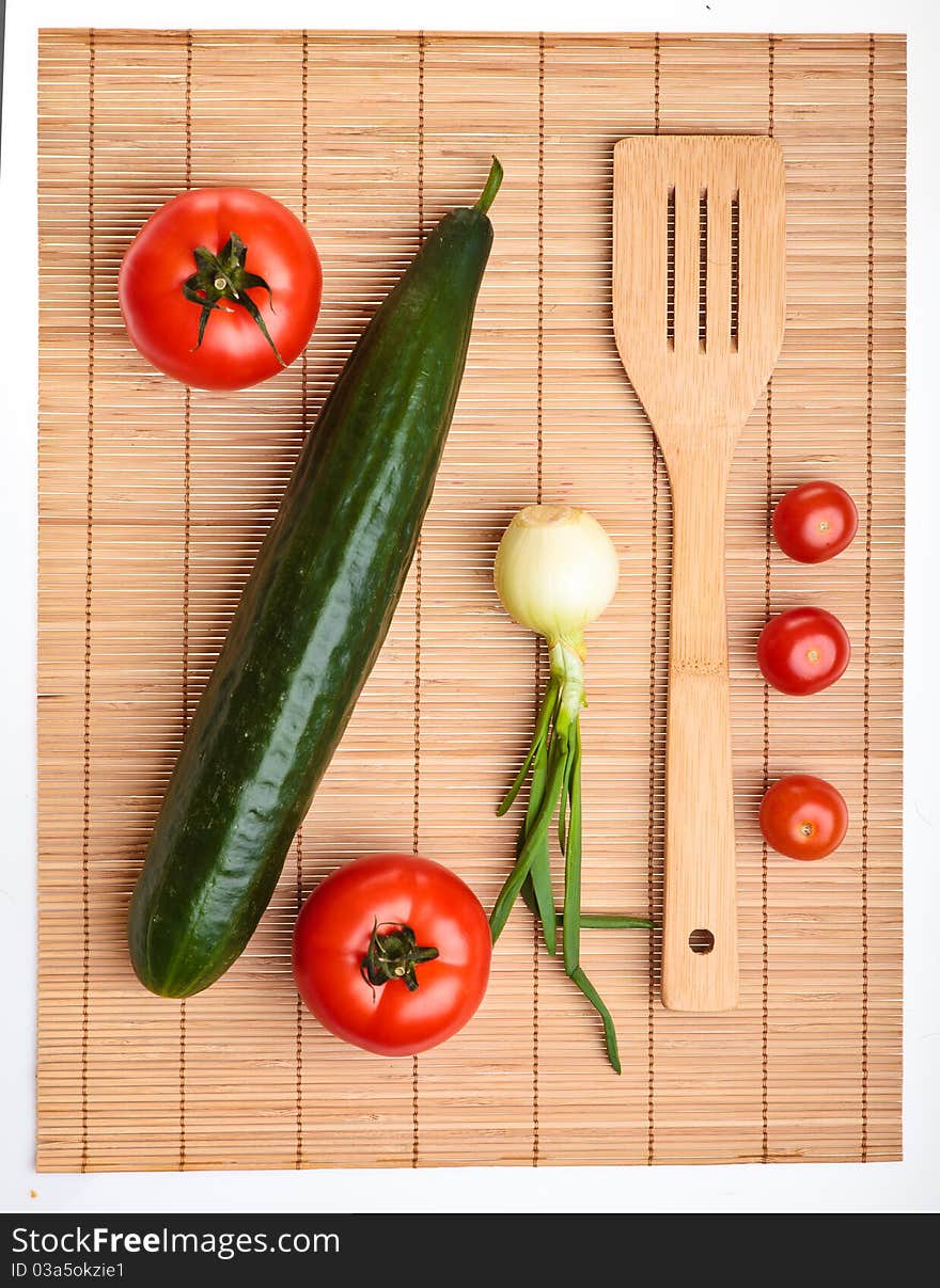 Different ripe vegetables