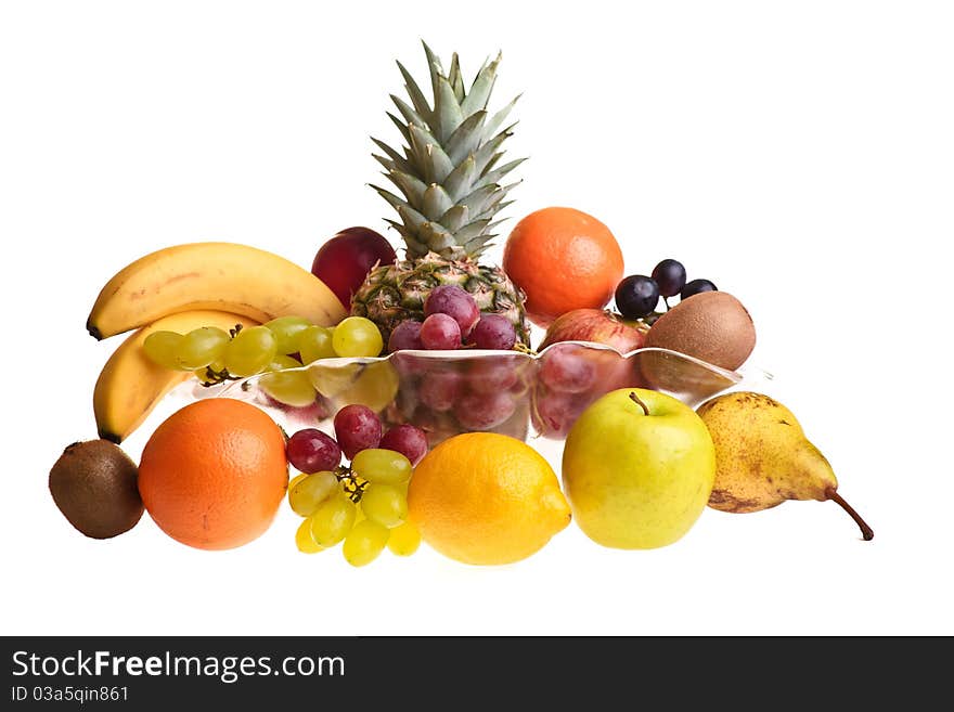 Different fruits composition