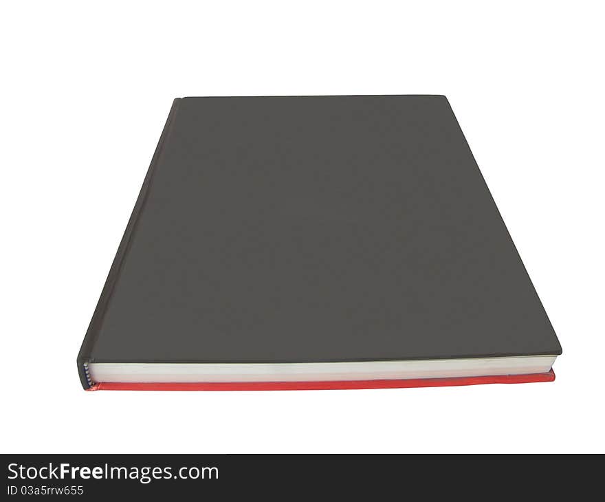 The book on white background