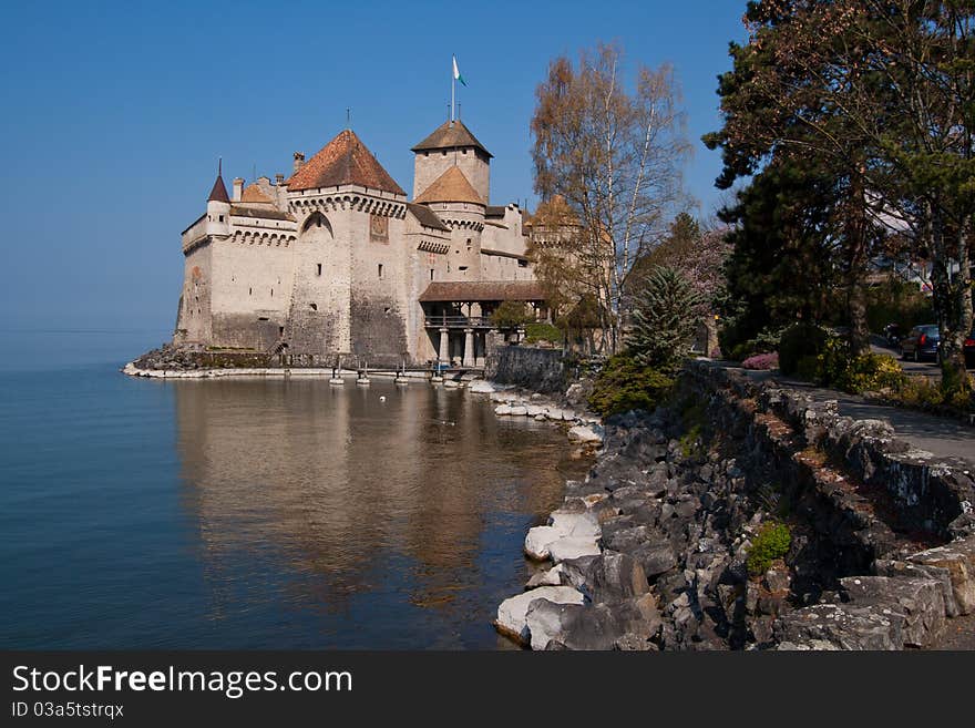 Chateau de Chillon, Montreux Switzerland. Chateau de Chillon, Montreux Switzerland