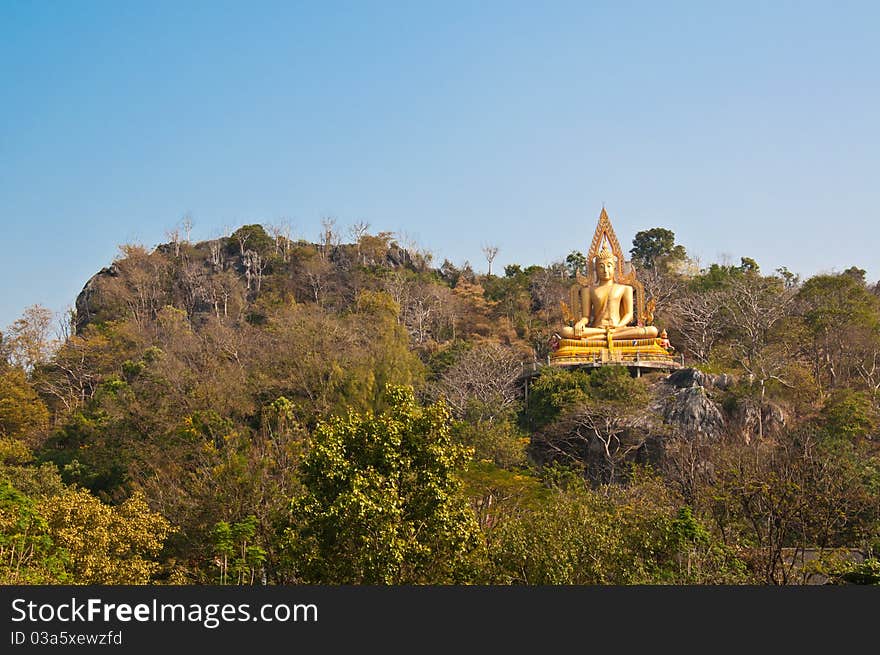 Image of buddha at peak