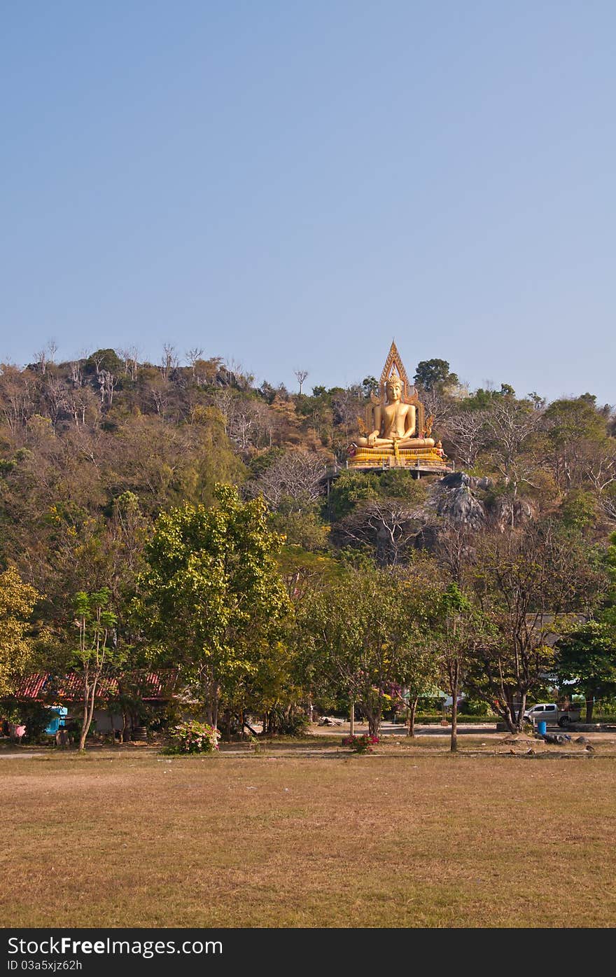 Image of buddha at peak