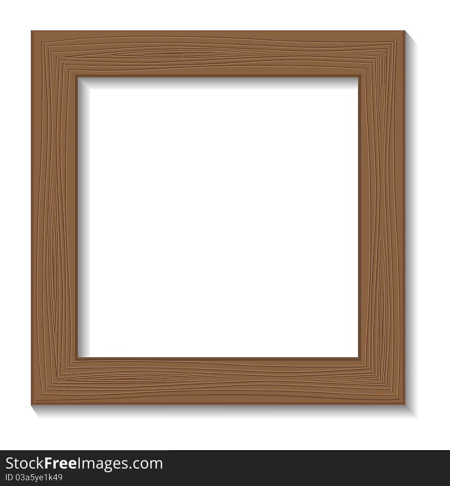 Framework for a photo, isolated on a white background. Vector illustration. Framework for a photo, isolated on a white background. Vector illustration