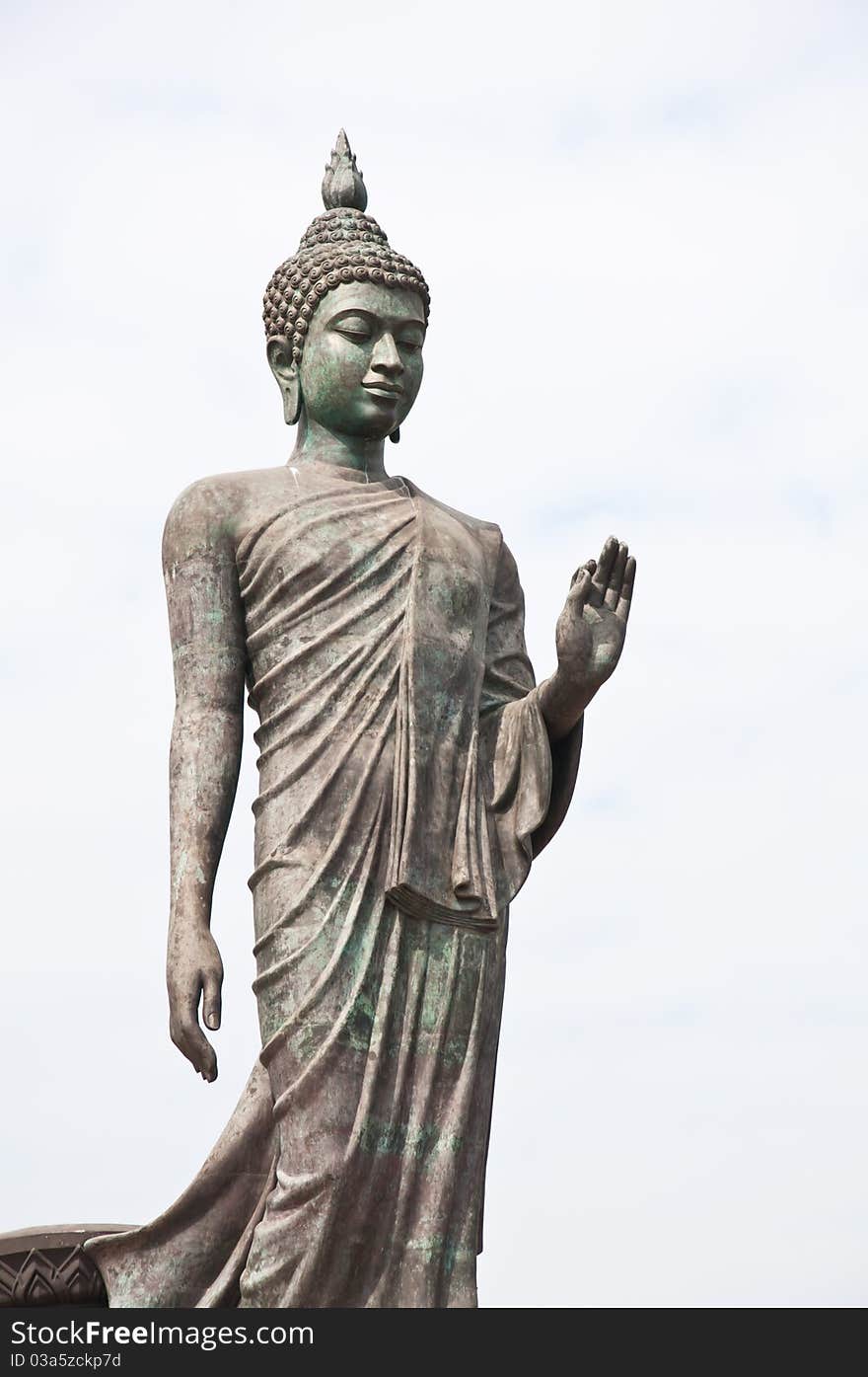 Image of buddha ancient in thailand