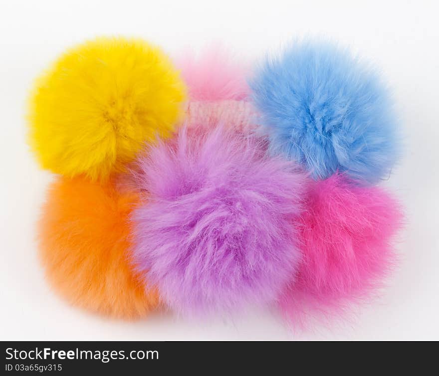 Fur hair-slide