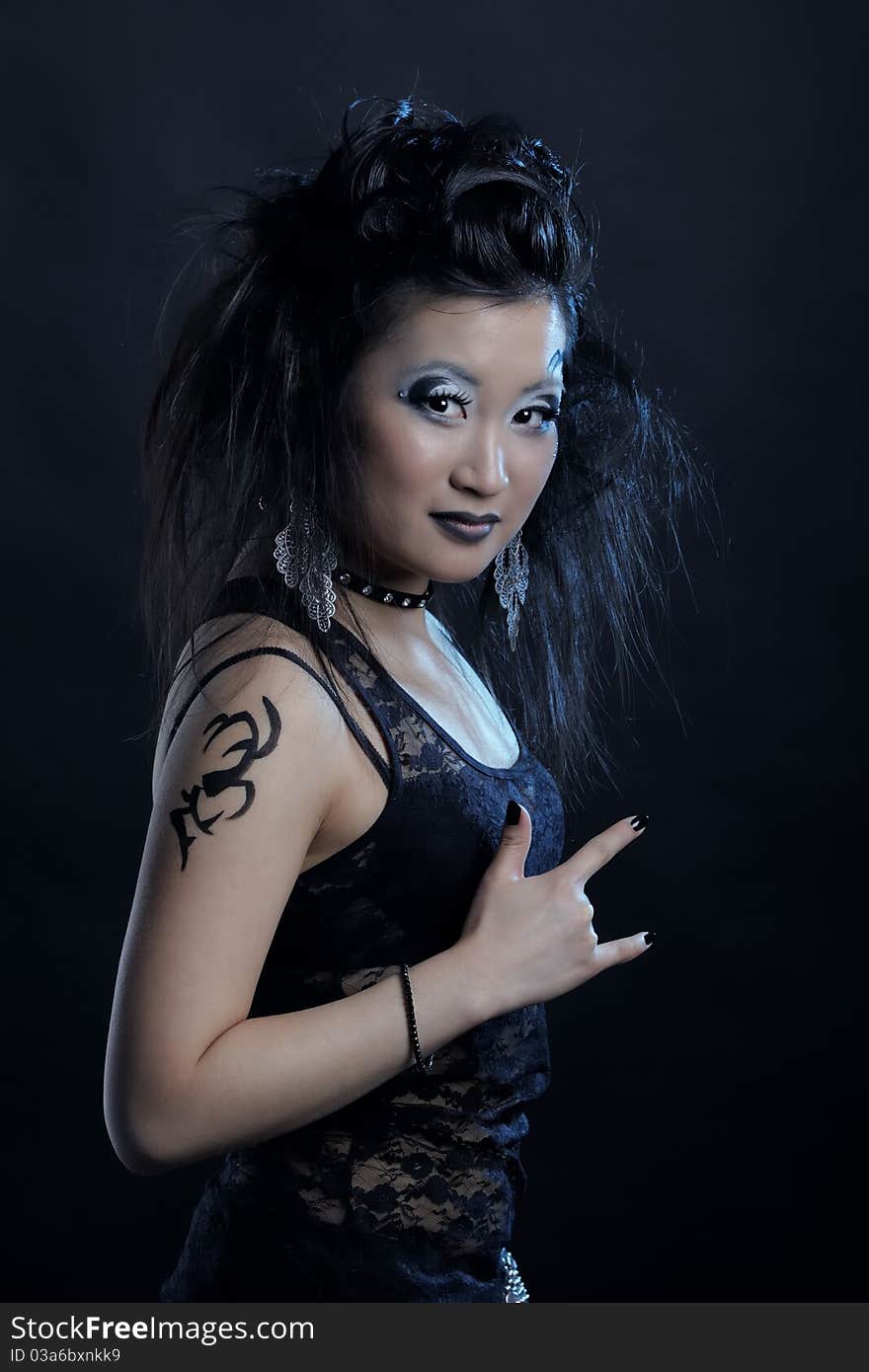 Gothic Asian Girl